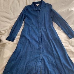 Denim Long Sleeve Popsugar Dress